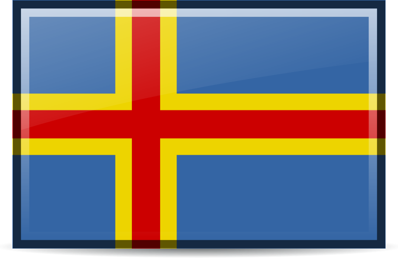 flag aland islands