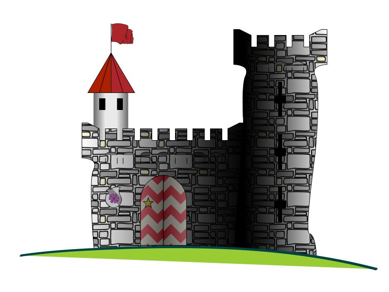 cartoon castle