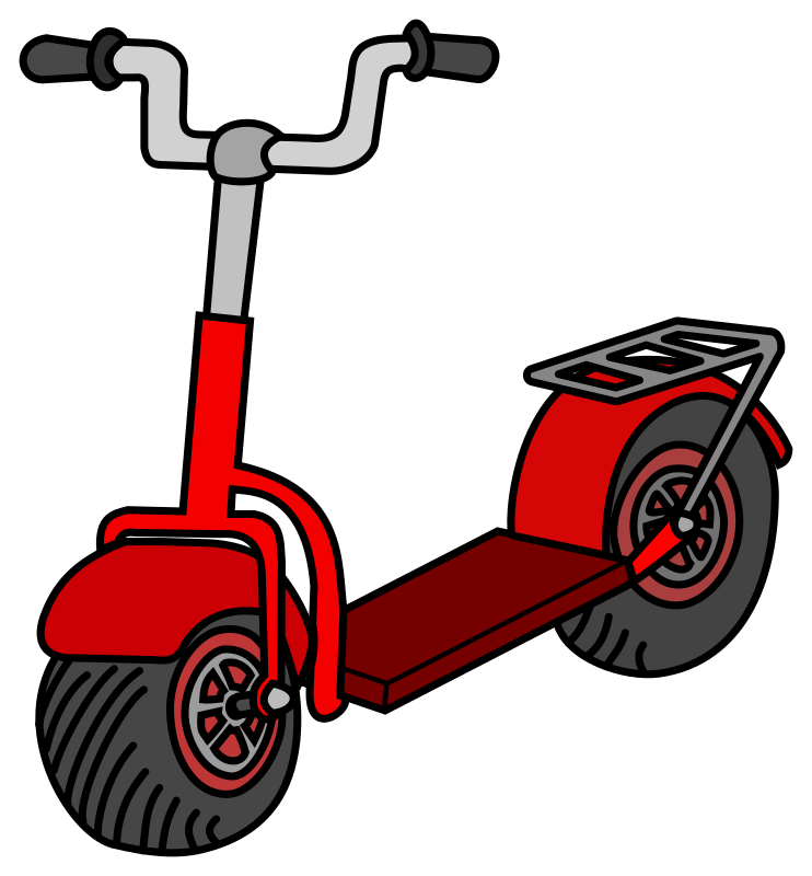 Kick scooter - coloured
