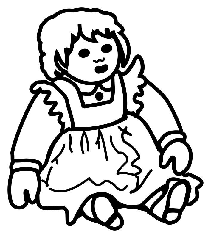 doll - lineart