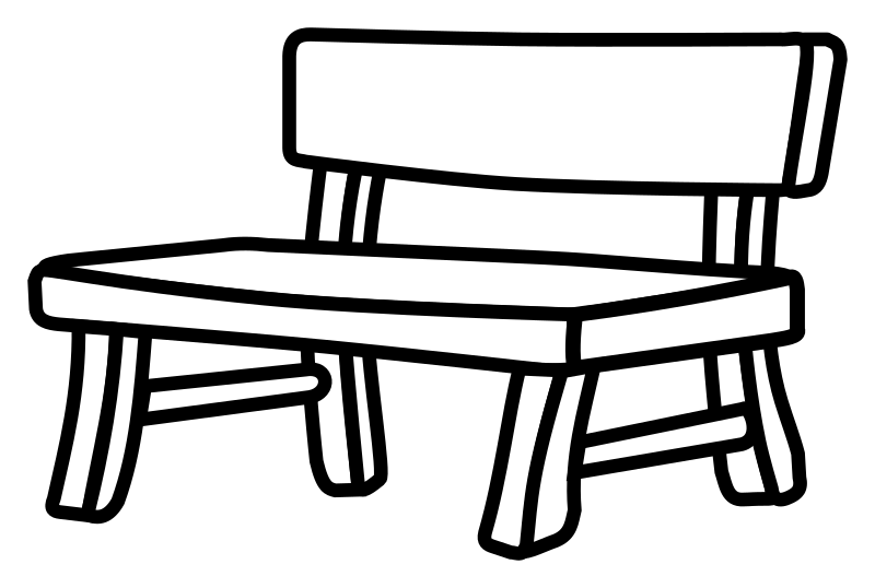 bench - lineart