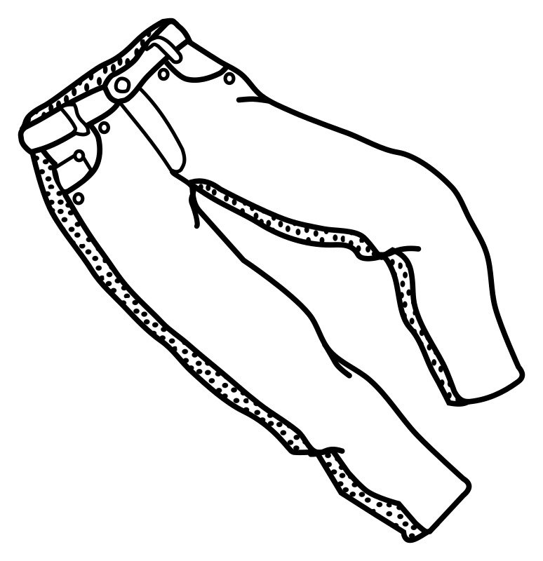 trousers - lineart