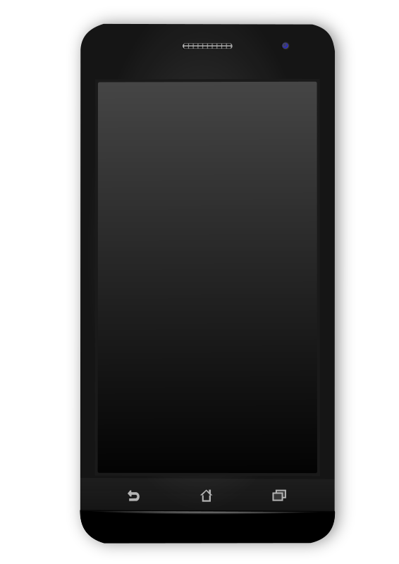 Black android mobile phone