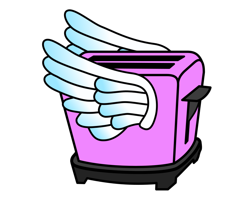 Pink Flying Toaster