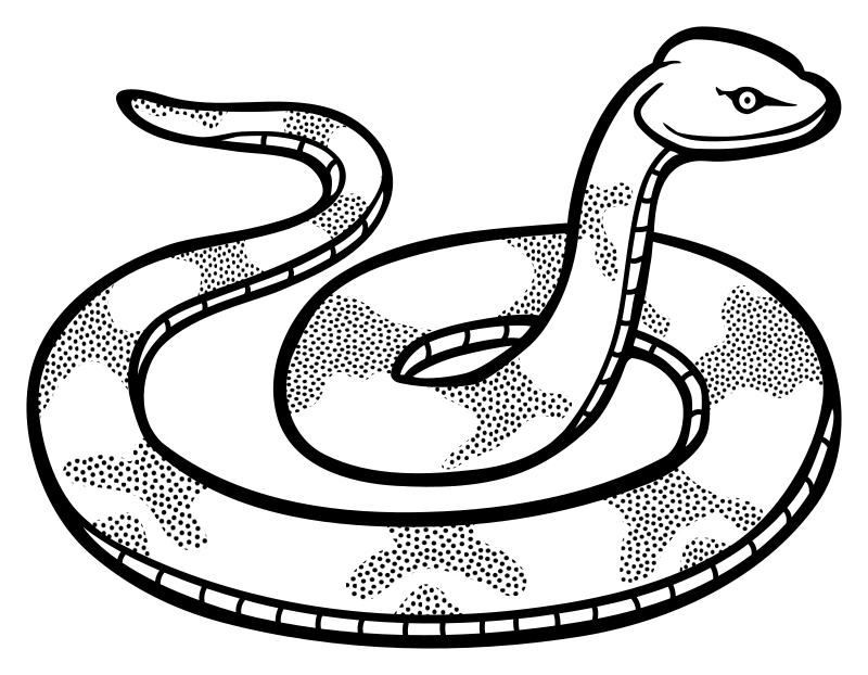 snake - lineart