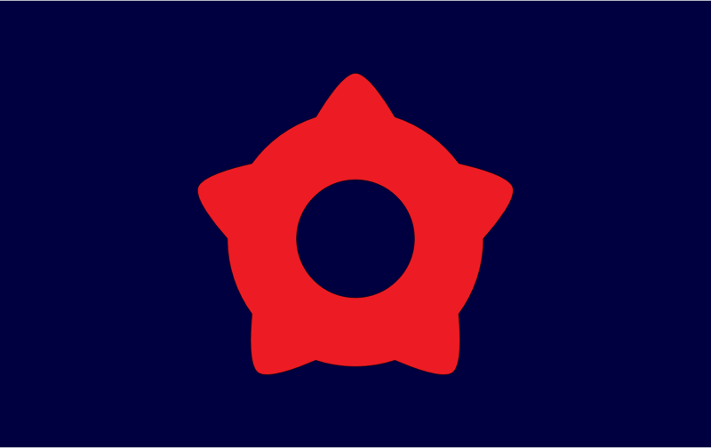 Flag of Memanbetsu, Hokkaido