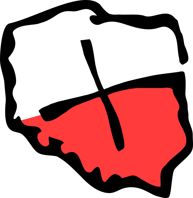 Geocaching Poland Shape Logo