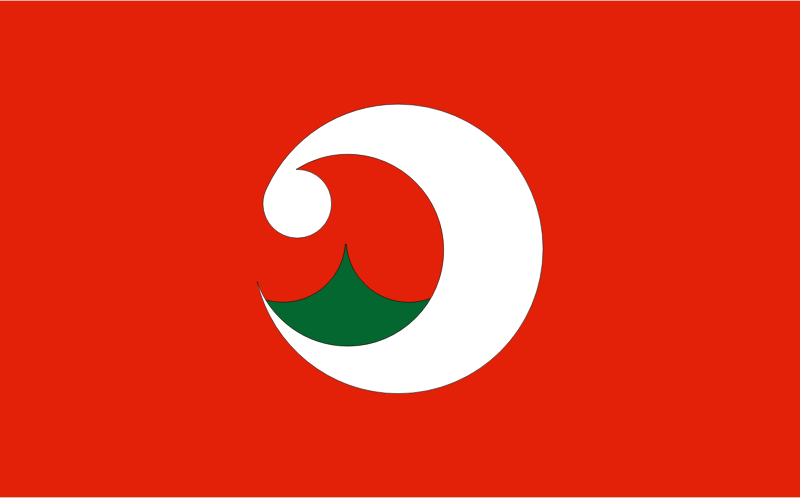 Flag of Rishiri, Hokkaido