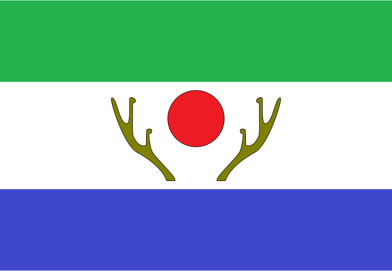 Flag of Shiokaoi, Hokkaido (alternative)