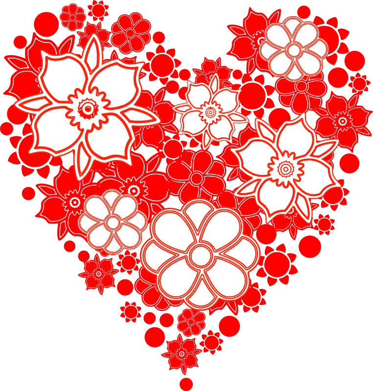 Coração de flores - Hearth Flowers