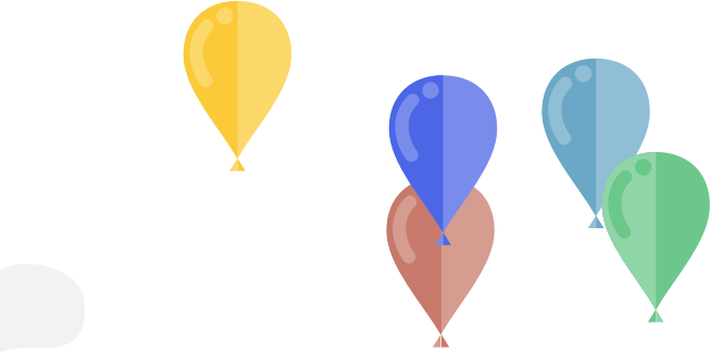 Balloons SMIL animation