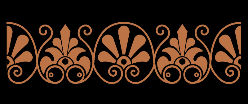 Ornamental pattern from an ancient Greek vase