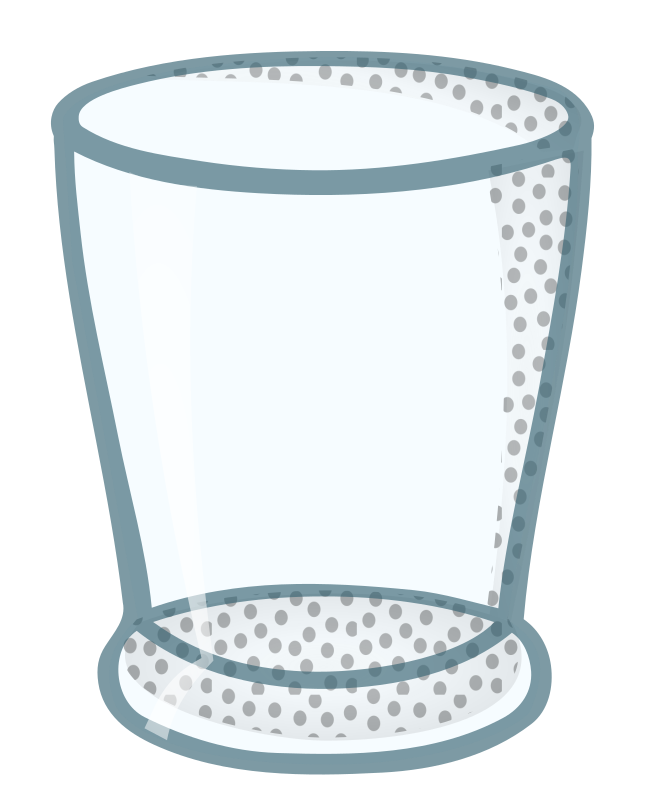 water glass - coloured