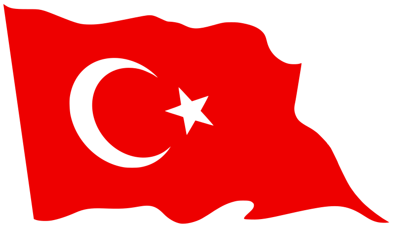 Flag of Turkey - Waving