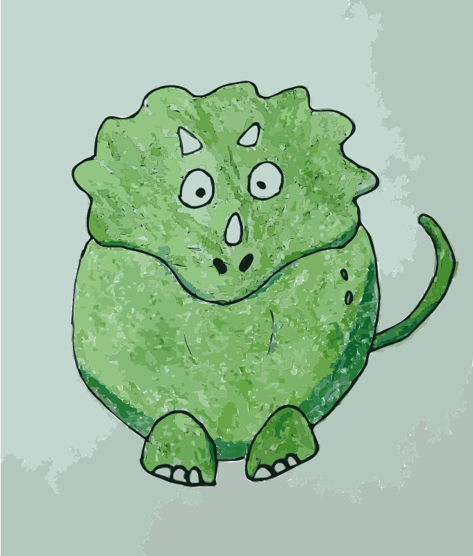 Green Dino: Daily Sketch 26