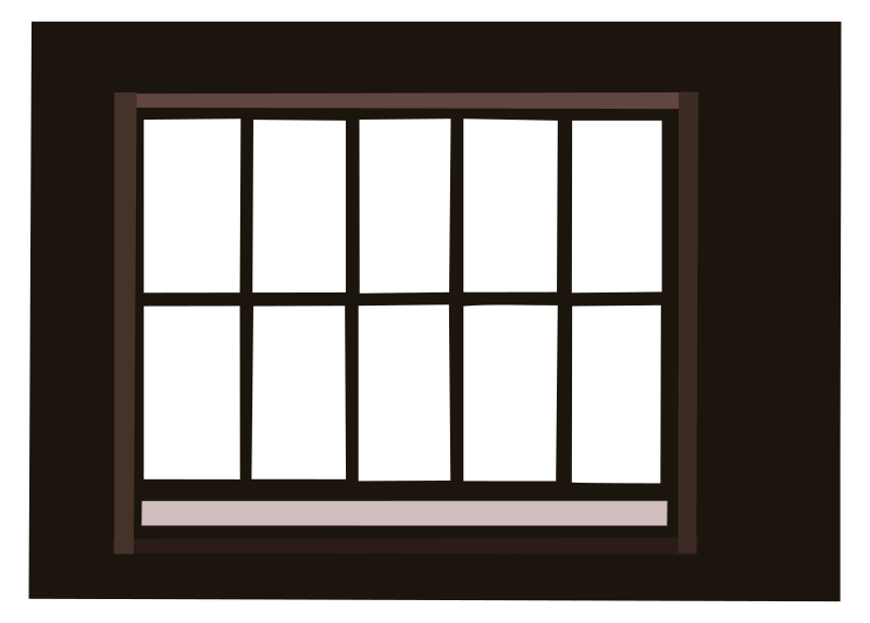 Window with lattice(frame)