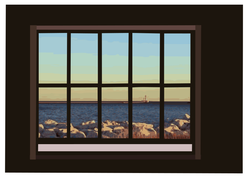 Window with ocean-view