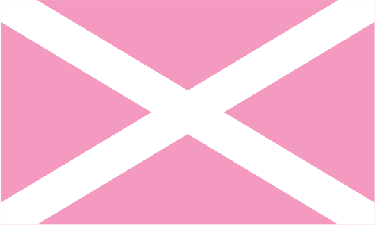 Pink Saltire