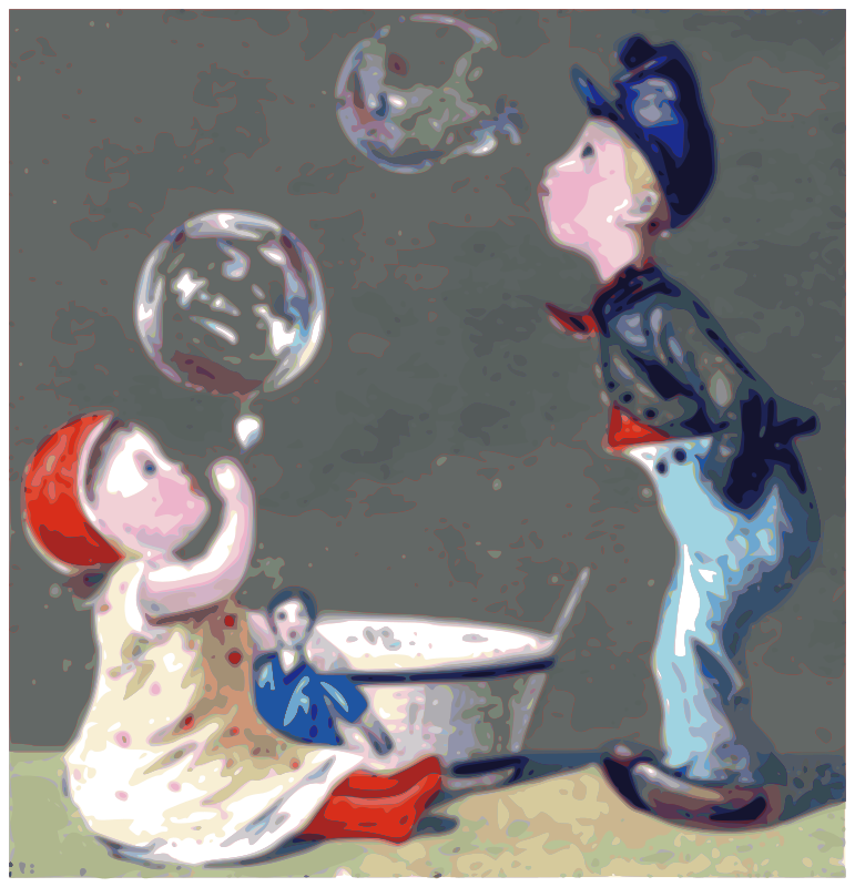 Blowing Bubbles - Daily Sketch 32