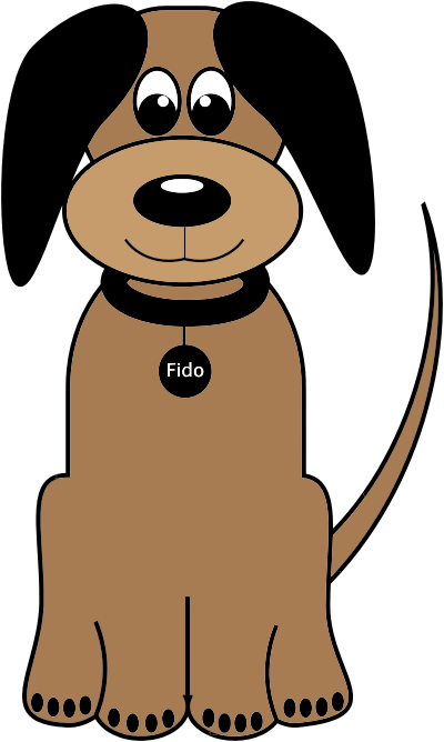 Cartoon Dog Fido
