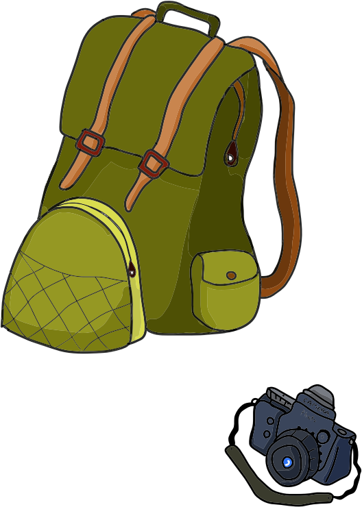 Backpack And Camera