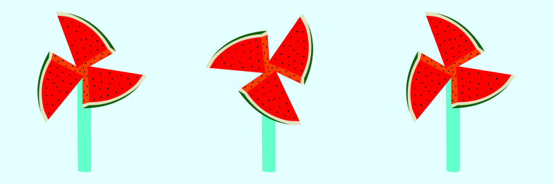 Watermelon-pinwheel-css-spritesheet