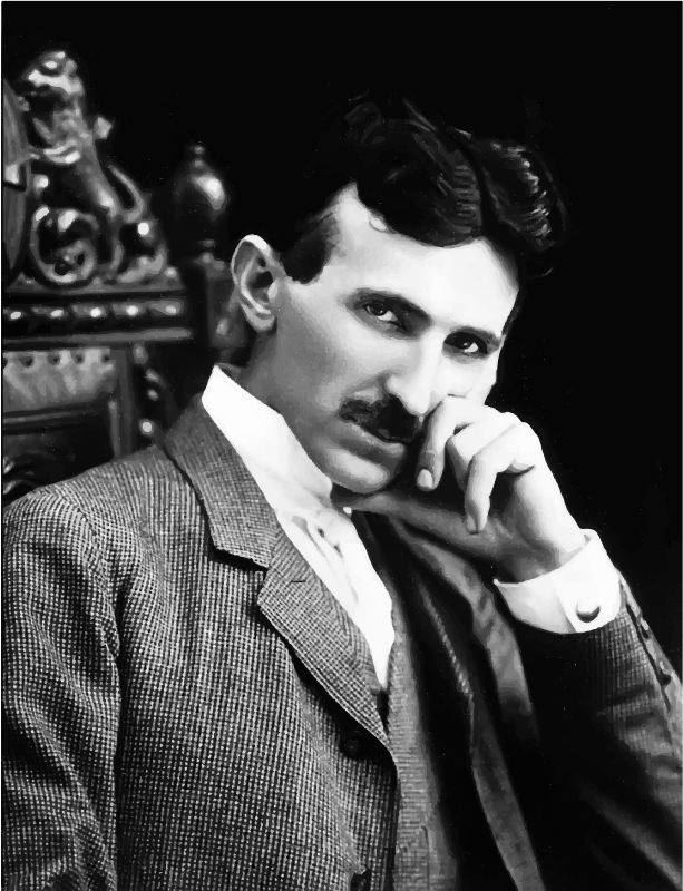 Nikola Tesla Age 40 1896