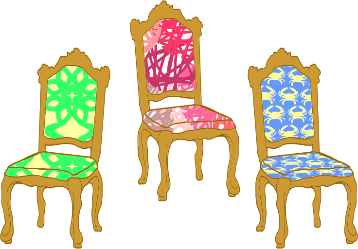 3 Decorative Chairs