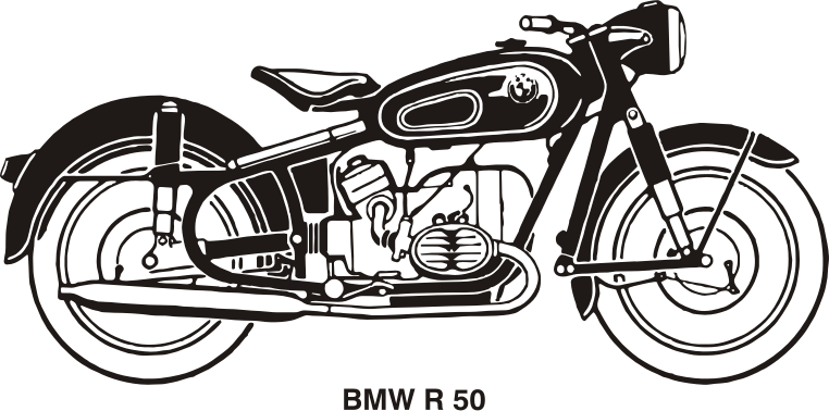 BMW R50, year 1958