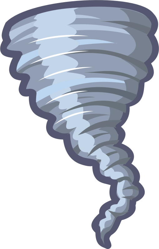 Simple Cartoon Tornado