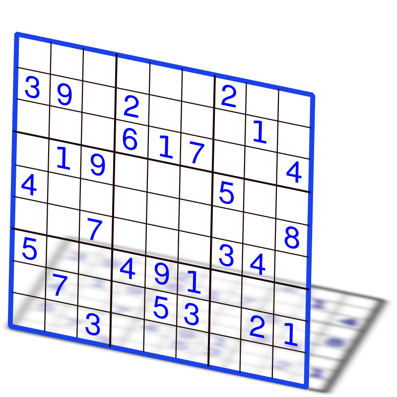 Sudoku with numbers 2