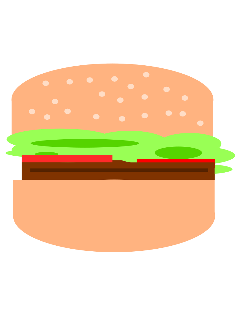 Simple hamburger