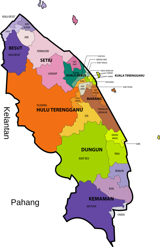 Terengganu State Legislative Assembly Constituencies