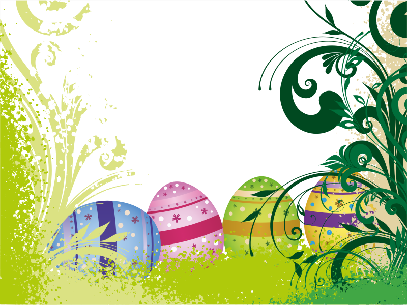 Easter Eggs Flourish