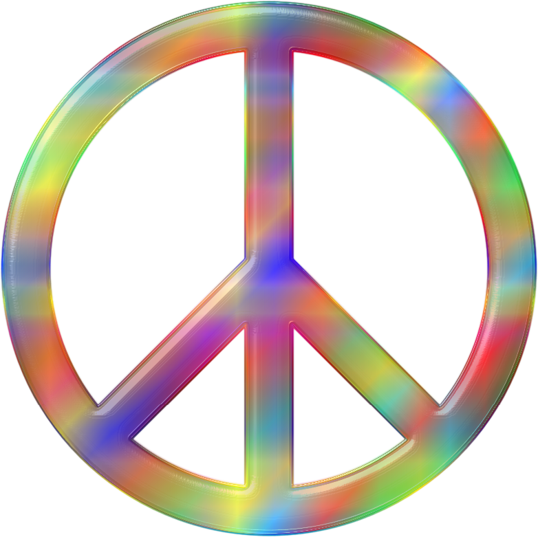 Psychedelic Peace Sign 3