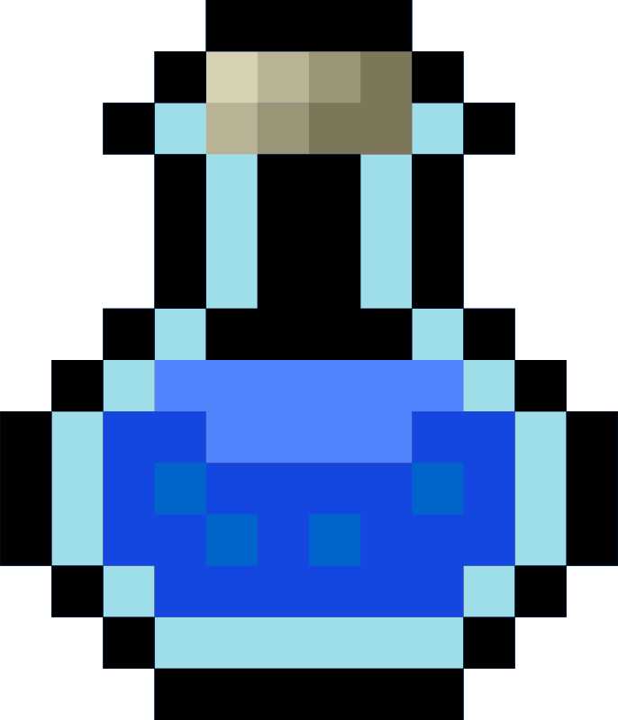Pixel Potion Blue