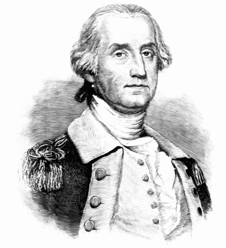 George Washington portrait (greyscale)
