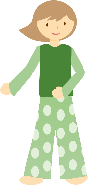 Girl In Pajamas