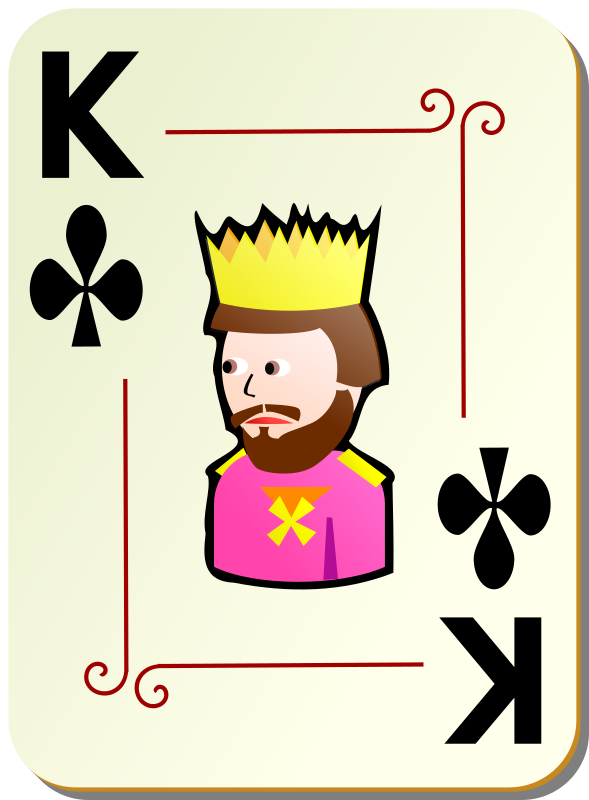 Ornamental deck: King of clubs