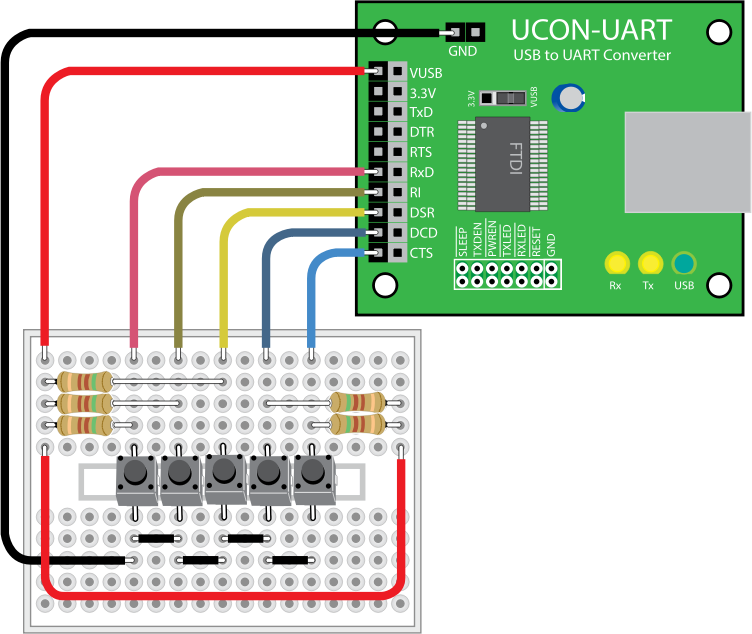 USB To UART Converter PCB