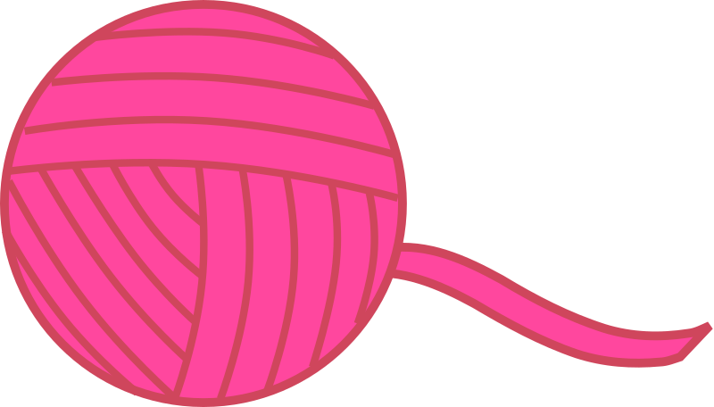 Pink Ball of Yarn