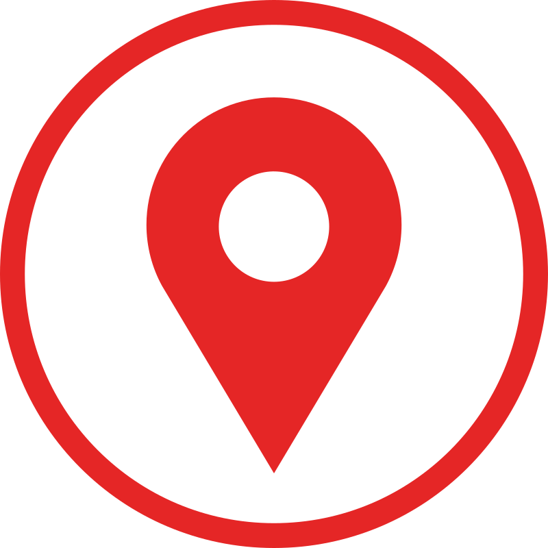 Flat location logo
