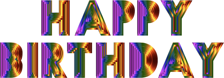 Happy Birthday Typography 5