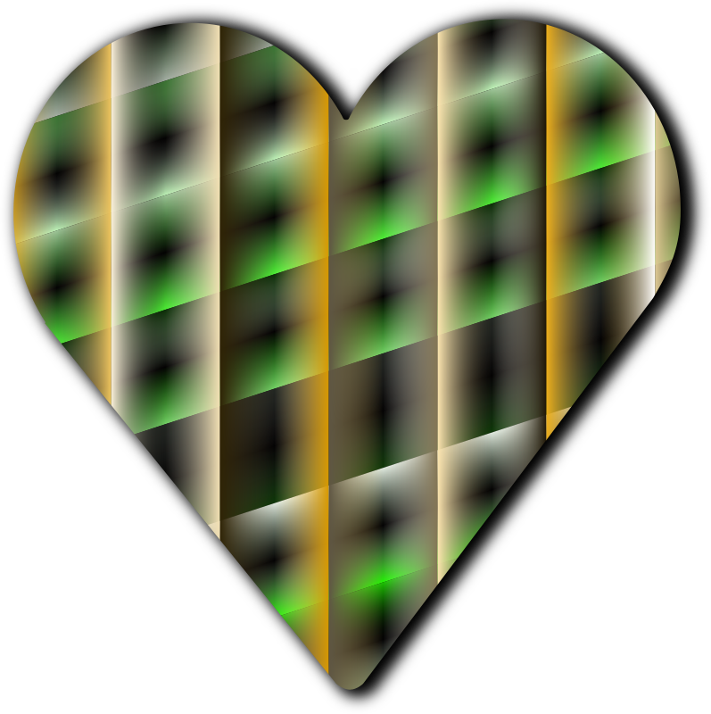 Patterned heart 11