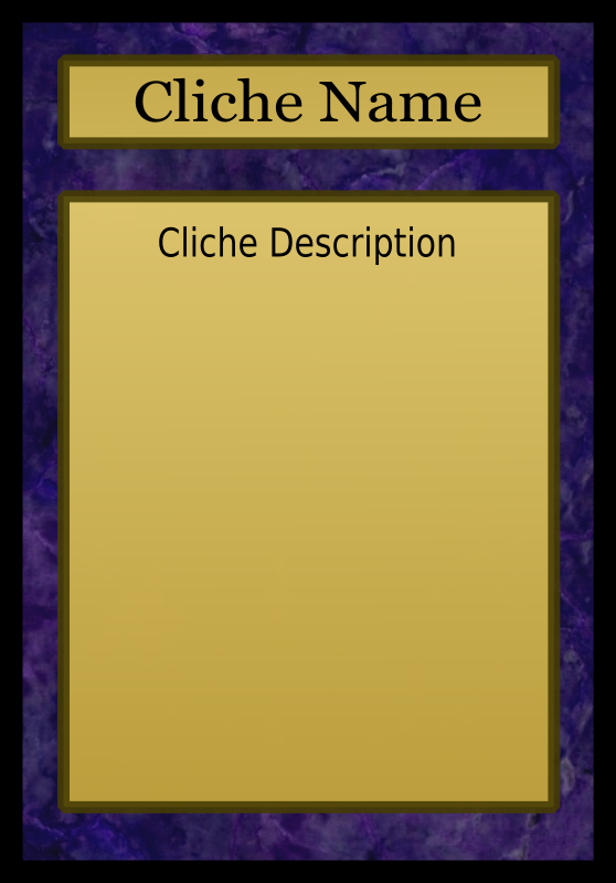 Risus purple card template