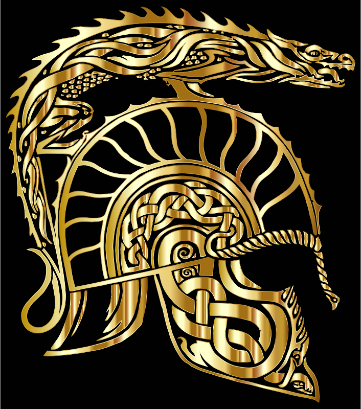 Children Of Hurin Dragon Helm Gold