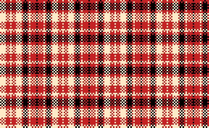 Woven Plaid Red
