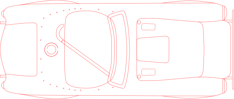 Shelby Cobra blueprint