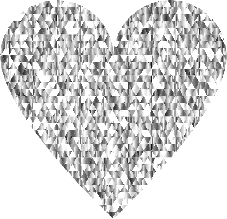 Diamond Gemstone Heart No Background