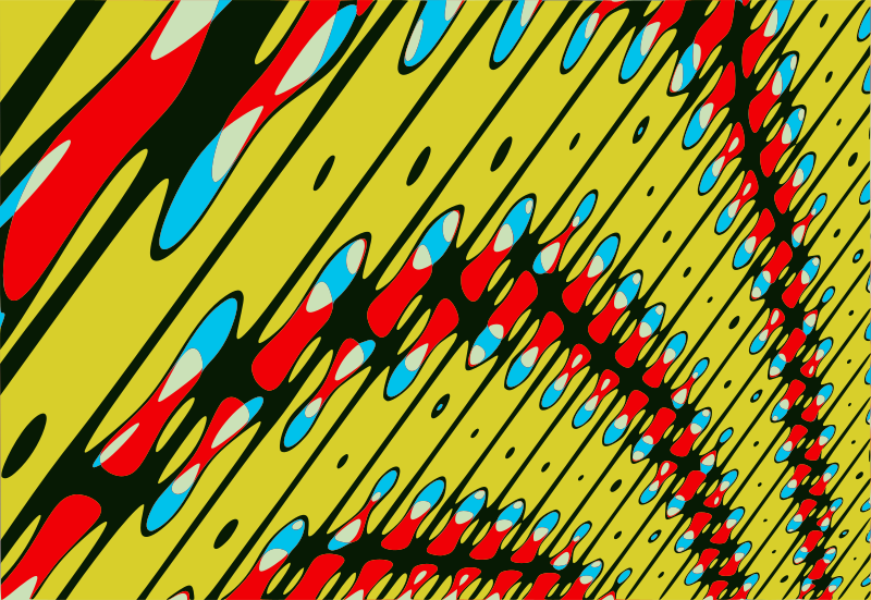 Abstract image from Qbist